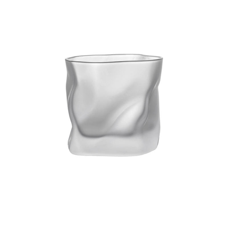 Verre à vin irrégulier de style européen créatif, idéal pour le bar, la bière, le whisky, les jus et les fêtes à la maison.