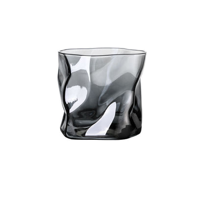 Verre à vin irrégulier de style européen créatif, idéal pour le bar, la bière, le whisky, les jus et les fêtes à la maison.