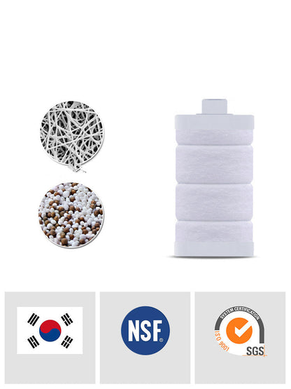 Filtro de ducha Grifo de agua Boquilla Grifo Baño doméstico Ducha Filtro de decloración Elemento
