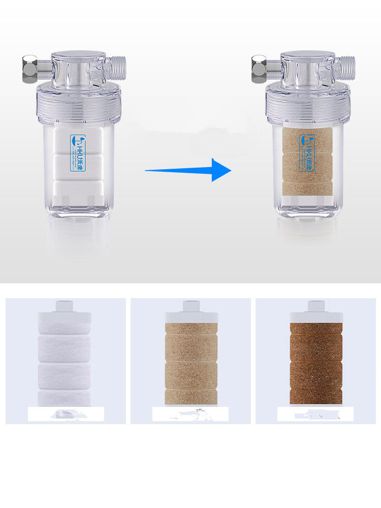 Filtro de ducha Grifo de agua Boquilla Grifo Baño doméstico Ducha Filtro de decloración Elemento