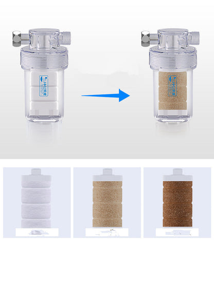 Filtro de ducha Grifo de agua Boquilla Grifo Baño doméstico Ducha Filtro de decloración Elemento