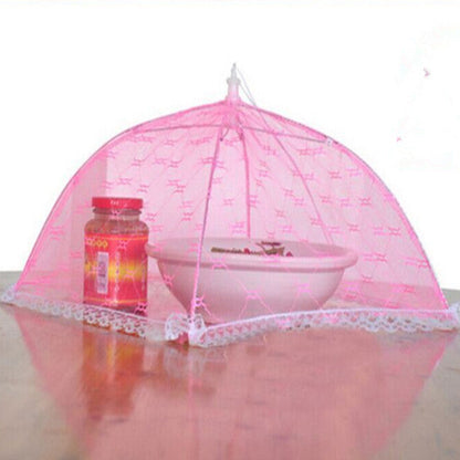 Housse alimentaire en maille de dentelle, Grande housse alimentaire, Housse alimentaire, Parapluie pliable, Housse anti-mouches