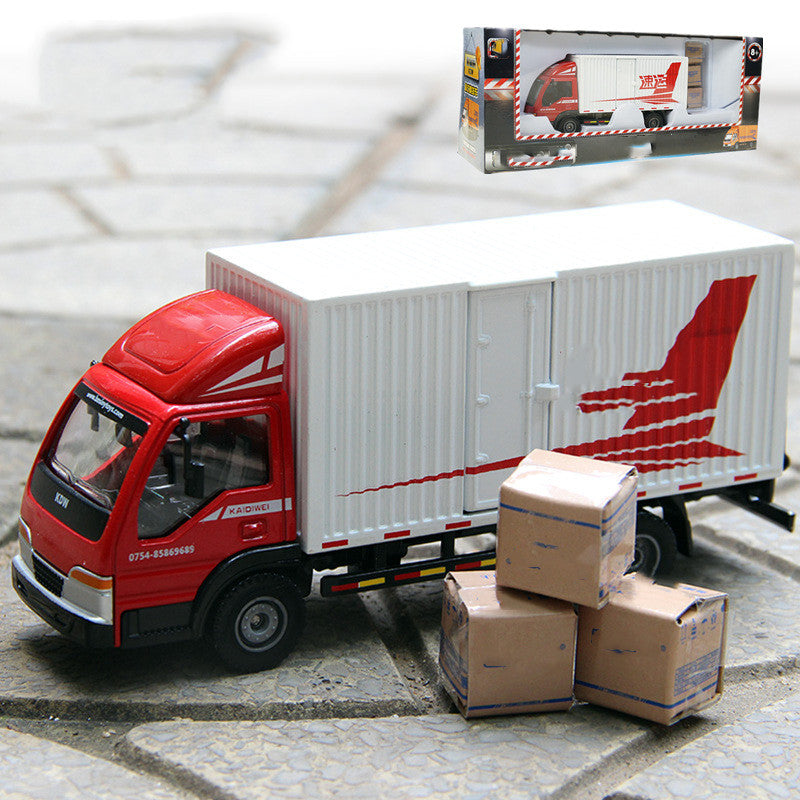 Modelo de juguete de vehículo de transporte de ingeniería de camión de aleación de simulación
