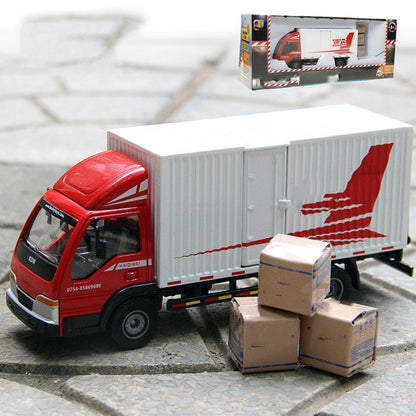 Modelo de juguete de vehículo de transporte de ingeniería de camión de aleación de simulación