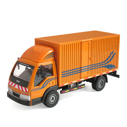 Modelo de juguete de vehículo de transporte de ingeniería de camión de aleación de simulación