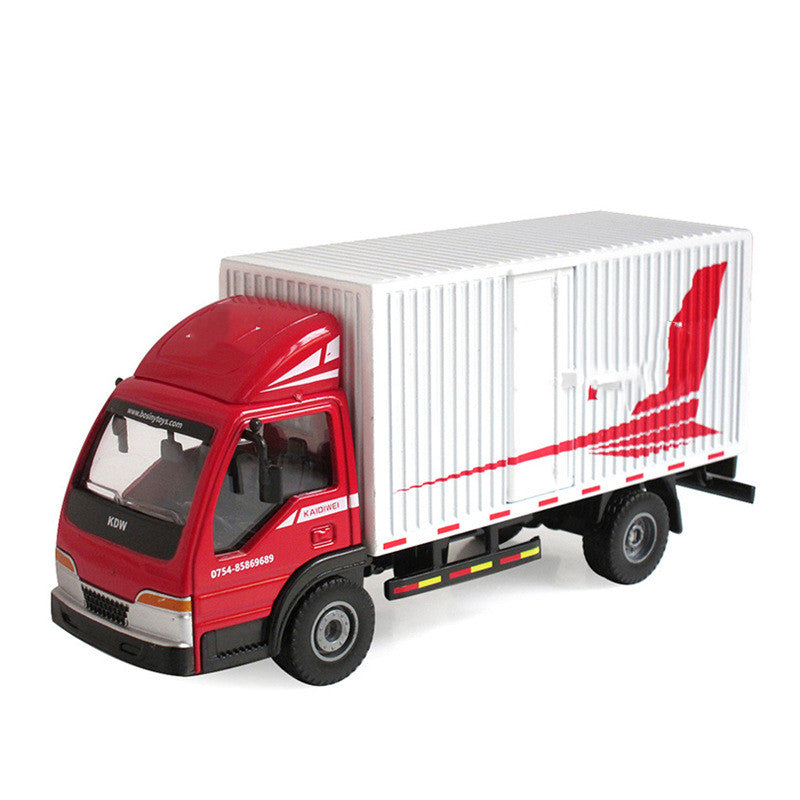 Modelo de juguete de vehículo de transporte de ingeniería de camión de aleación de simulación