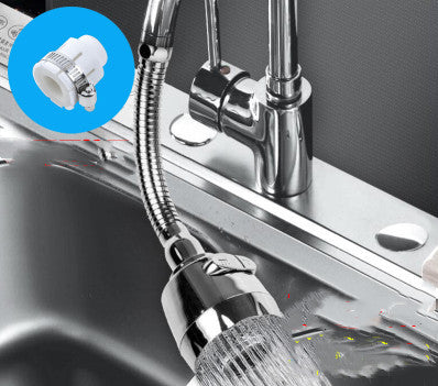 360° Splash-Proof Sprinkler Faucet Attachment