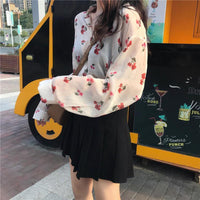 Women's Colorful Chiffon Blouse