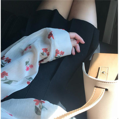 Women's Colorful Chiffon Blouse