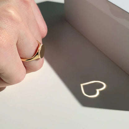 Yanguang Projection Black Technology Couple Ring