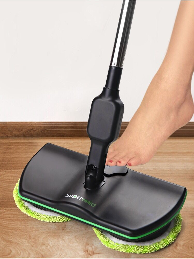 TV Nouveau produit Super Maid Balai rotatif électrique sans fil Nettoyage et cirage Balayeuse électrique multifonctionnelle