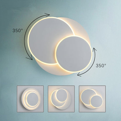 Wall Lamp Simple Modern Living Room Dining Room Staircase Lamp Study Bedroom Bedside Round Wall Lamp