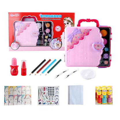 Kit de Maquillage Princesse pour Filles avec Tableau de Dessin et Cosmétiques pour Enfants