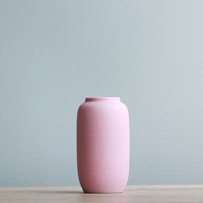 Creative Dry Vase Nordic Decoration Living Room Flower Arrangement Ceramic Small Vase Simple Modern Small Home Decoration
