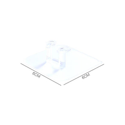 Transparent Plastic Plug Hook Seamless Strong Power Plug Socket Hook