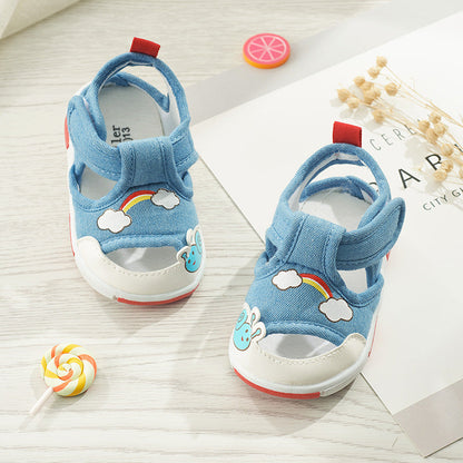 Chaussures Bébé Bambin Bramille Semelle Souple Sandales Bébé Été Taille 13-18