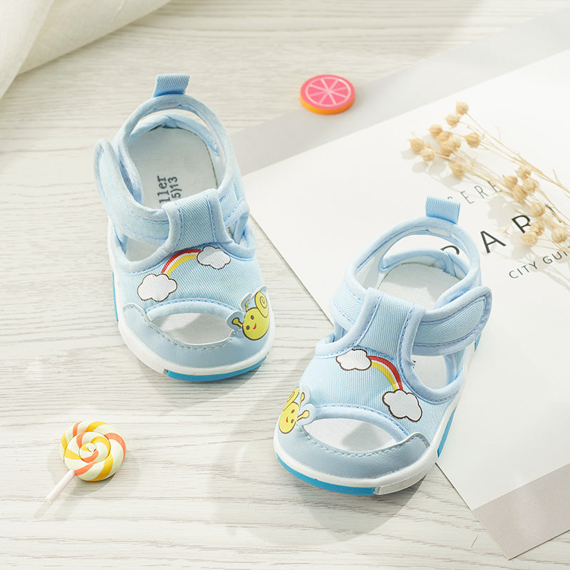 Chaussures Bébé Bambin Bramille Semelle Souple Sandales Bébé Été Taille 13-18