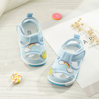 Chaussures Bébé Bambin Bramille Semelle Souple Sandales Bébé Été Taille 13-18