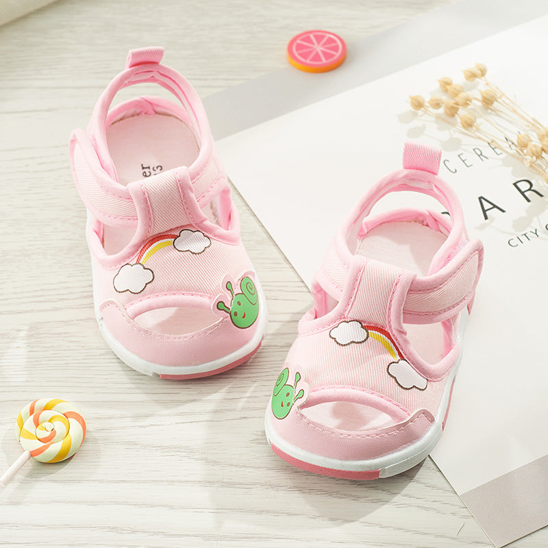 Chaussures Bébé Bambin Bramille Semelle Souple Sandales Bébé Été Taille 13-18