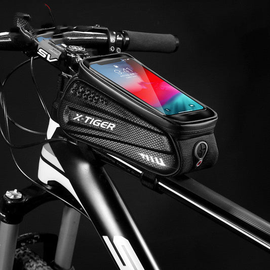 Paquete de almacenamiento rígido para tubos y accesorios de bicicleta de montaña