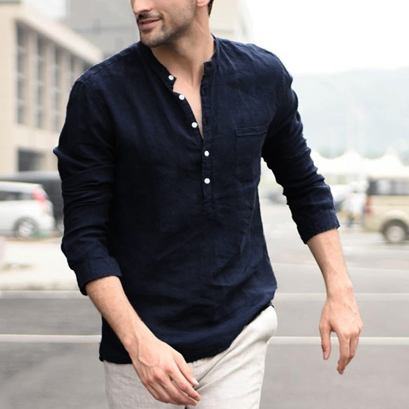 Plaid Collar Tops Turn Apparel