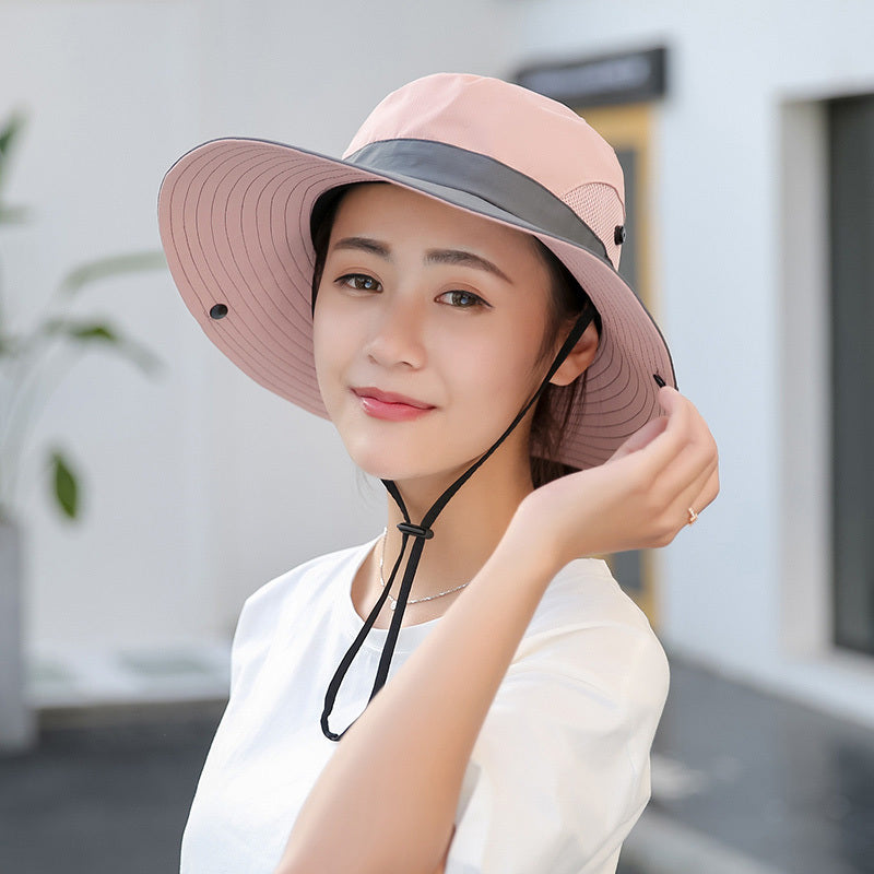 Chapeau de soleil pliable unisexe d'été Pêcheur Hommes Femmes Large bord Décontracté Extérieur Voyage Plage Protection solaire Anti-UV Chapeaux de soleil