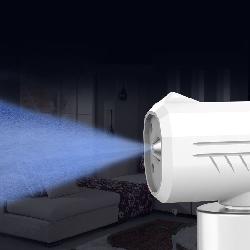 Pistolet pulvérisateur électrique de désinfection anti-épidémique, batterie au lithium, lumière bleue nano, petit pistolet pulvérisateur, atomiseur à chargement sans fil