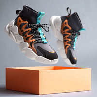 Calcetines Zapatos Zapatillas deportivas para hombre Versión coreana de zapatillas voladoras Zapatillas de correr para hombre Zapatos para hombre Zapatos viejos transpirables
