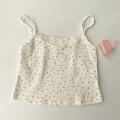 Camisole Women's Tops Summer Short Tops New Vintage Lace Slim Warm Ladies Bottoming Cute Tops For Women Camis