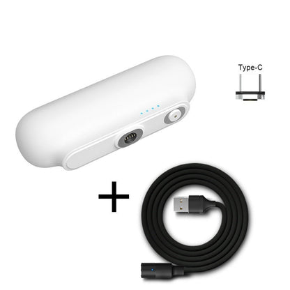 Pocket Portable Magnetic With Plug Capsule Power Bank 2600 Mah Three-In-One Magnetic Mobile Power Customization