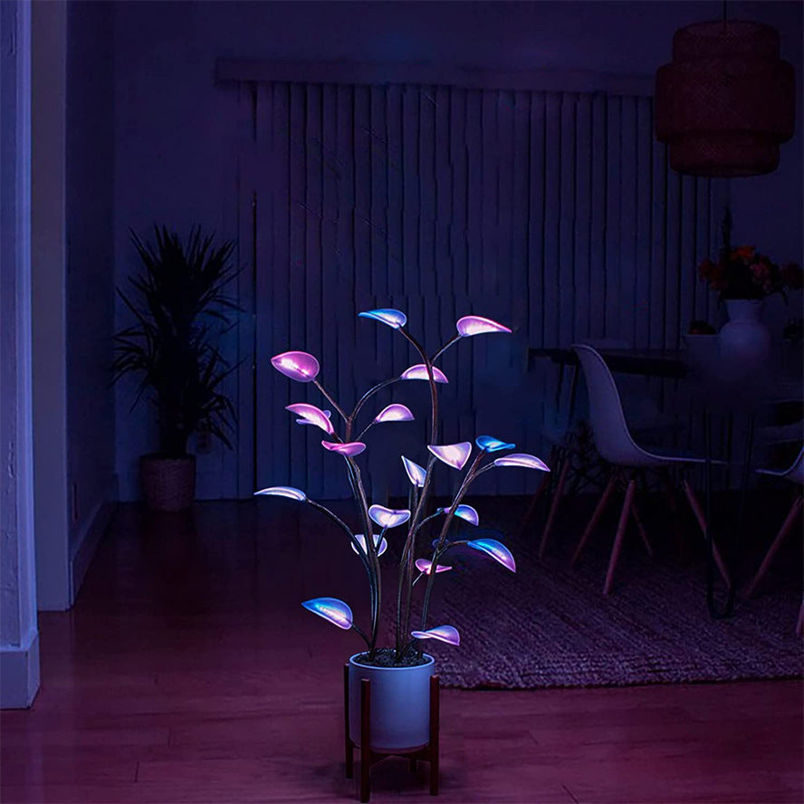 Lámpara de planta, luces nocturnas LED, planta artificial, bonsái, lámparas de planta, decoración LED para el hogar, dormitorio, luces decorativas para plantas