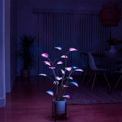 Lámpara de planta, luces nocturnas LED, planta artificial, bonsái, lámparas de planta, decoración LED para el hogar, dormitorio, luces decorativas para plantas