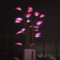 Lámpara de planta, luces nocturnas LED, planta artificial, bonsái, lámparas de planta, decoración LED para el hogar, dormitorio, luces decorativas para plantas
