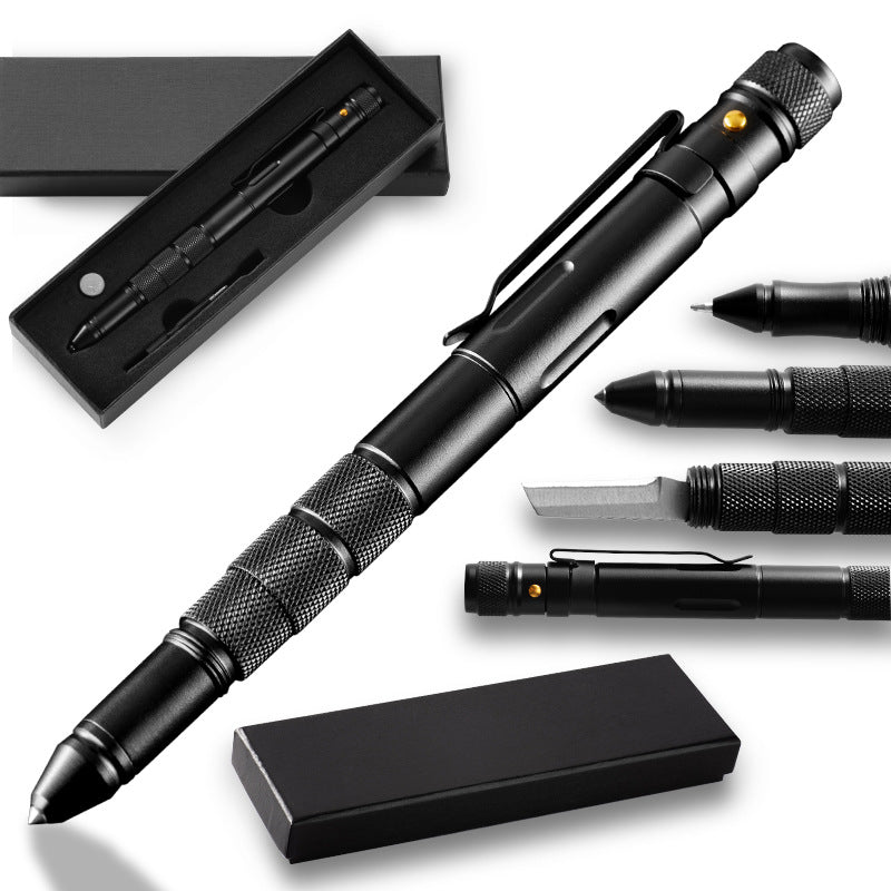 Stylo de défense multifonctionnel, outil d'évasion de voiture brise-vitre, stylo cadeau, dispositif d'autodéfense légal, produit transfrontalier