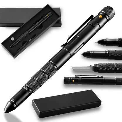 Stylo de défense multifonctionnel, outil d'évasion de voiture brise-vitre, stylo cadeau, dispositif d'autodéfense légal, produit transfrontalier