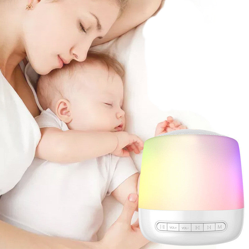 Bruit blanc, haut-parleurs non-circulants, pour aider à calmer les nerfs et dormir, lumières tactiles colorées