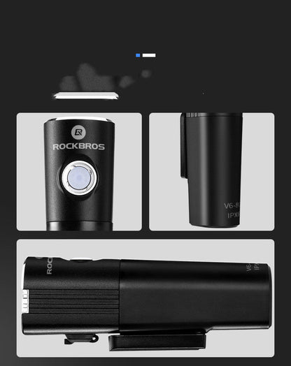 Bicycle Light Front Light Night Riding Rechargeable Glare Flashlight Mountain Road Bike Riding Equipment