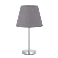 Bedside Lamp Bedroom Warm Hotel Guest Room Study Decoration Wrought Iron Cloth Cover With USB Charging Function Bedside Table Lamp