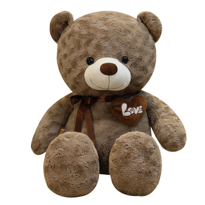 Large Rose Teddy Bear Hug Bear Doll Plush Toy Big Bear Doll Puppet Doll Love Panda Pillow