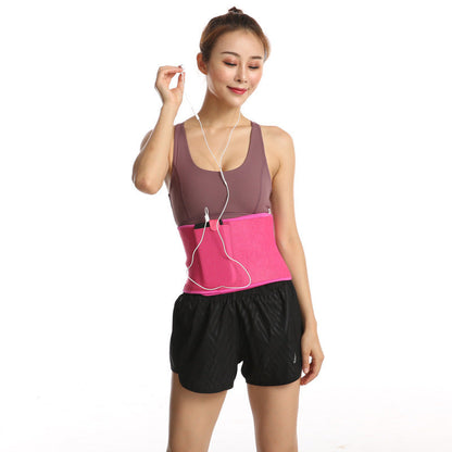 Sports Sweating Waistband Men And Women Fitness Belt Running Yoga Waist Abdomen Adjustable Belt Spot Order LOGO
