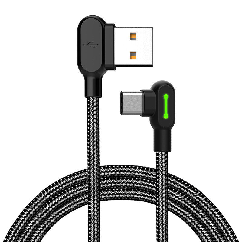 Câble de charge TYPE-C Câble de données coudé micro Android
