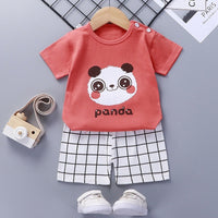 Vêtements d'été pour bébés et jeunes enfants de 1-2-3-4-5-6 ans T-shirt short