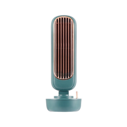 Ventilateur de Tour Humidificateur USB, Ventilateur Électrique Multifonction, Ventilateur de Bureau Rafraîchissant pour Bureau et Maison