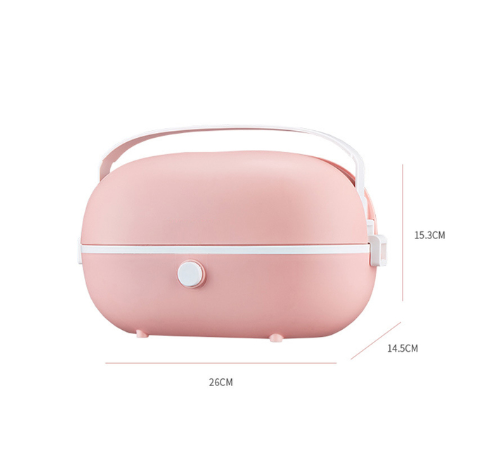 Boîte à Lunch Électrique Portable avec Réservoir Intérieur en Acier Inoxydable Boîte à Lunch Chauffante pour Étudiants et Employés de Bureau Boîte à Lunch Électrique