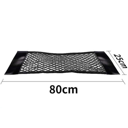 Trunk Car Net Pocket Velcro Car Accessories Storage Bag Net Fixed Net Bag Car Tail Box Storage Bag
