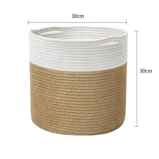 Cesta moderna tejida para plantas de interior Cesta para flores
