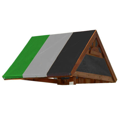 Bâche de toit color-block pour aire de jeux extérieure pour enfants