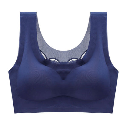 Women'S Plus Size Vest Style No Steel Ring Bra