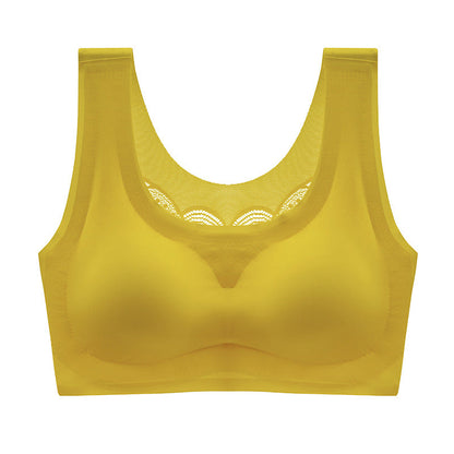 Women'S Plus Size Vest Style No Steel Ring Bra