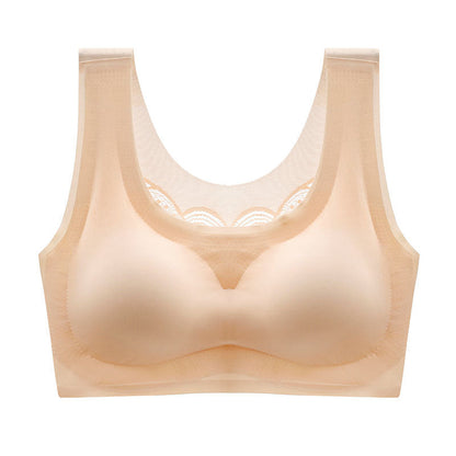 Women'S Plus Size Vest Style No Steel Ring Bra